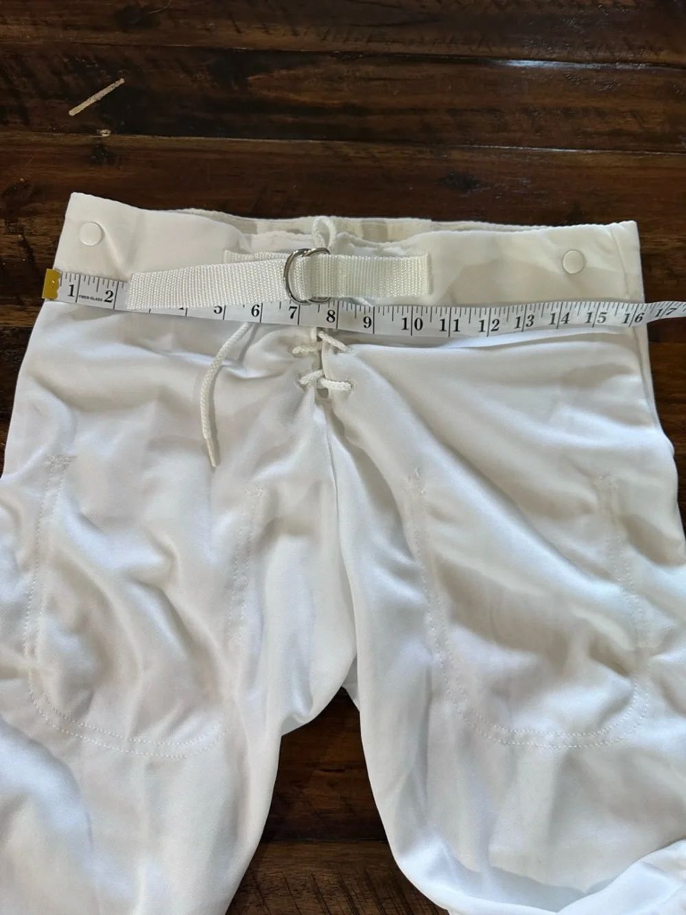 Adams USA Youth XL Baseball Pants White Knicker Belted. GUC